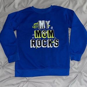 🎸”My Mom Rocks” Child Sweatshirt💙